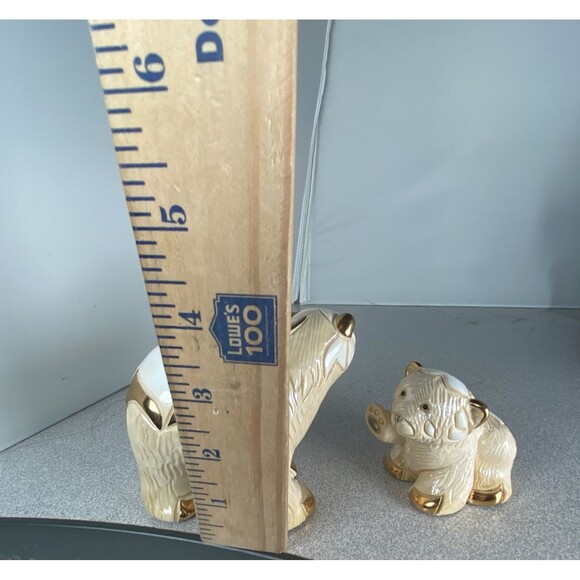 DeRosa Rinconada Rinca Baby and Adult Figurines POLAR BEARS #1719 #755 - Picture 12 of 12